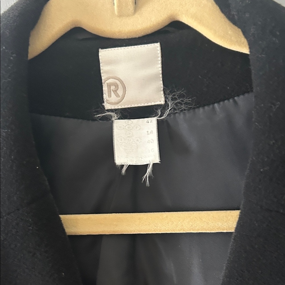 Source Unknown Black Pea Coat - Picture 5 of 7
